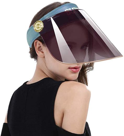 prada sun cap|sun hat with face shield.